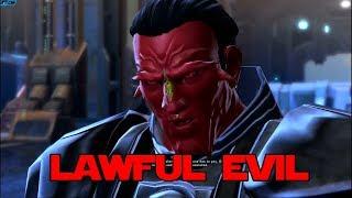 SWTOR - Sith Warrior being Lawful Evil [Badass Dialogue]