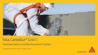 Sika CarboDur® Grid C System Onsite Application Steps