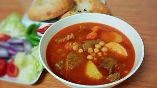 طرز تهیه شوربا افغانی خوشمزه گ| Afghanistan food recipe