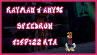 Rayman PS1 Any% Speedrun 1:47:22 RTA