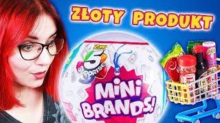 MINI BRANDS  TRAFIŁAM ZŁOTY PRODUKT   5 NIESPODZIANEK BIAŁE KULE   miss Aga