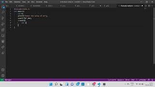 #CodewithAbhi Coding in VSCode in C language part 3.