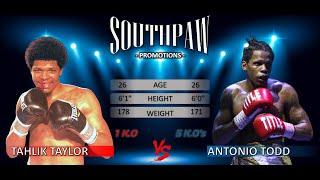 Tahlik Taylor vs Antonio Todd 2/20/2021