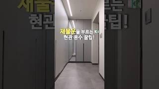 돈복 터지는 현관풍수 10가지만 지키세요! #풍수지리 #풍수인테리어