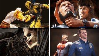 Mortal Kombat - All Guest Characters Fatalities (MK9, MK10, MK11, MK1)
