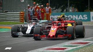 Raikkonen and Hamilton's Epic Monza Fight | F1 Best Overtakes of 2018