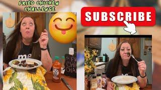 FRIED CHICKEN  CHALLENGE | @wildkat-nation @YT_jessi @ASMRAgartha @AmbieEats @THEREALLADYREDASMR