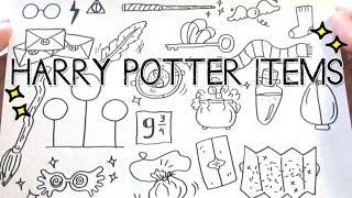 Harry Potter Item Doodles | Doodle with Me