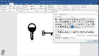 How to type key symbols in Word