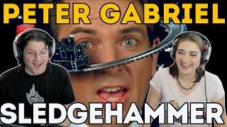 VIDEO FOR THE AGES!! | PETER GABRIEL - Sledgehammer (Official Video)  | First Time Couple Reaction!