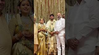 Malka Komaraiah Son Yasasvi Malka Wedding | Bjp Bandi Sanjay | #hyderabadmasti #youtubeshorts