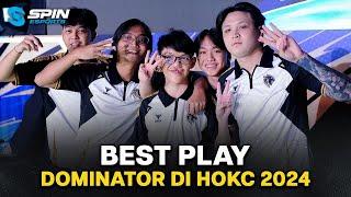 KENAPA DOMINATOR TIM TERBAIK INDONESIA DI HOK! DOMINATOR ESPORTS BEST PLAYS HOK CHAMPIONSHIP 2024