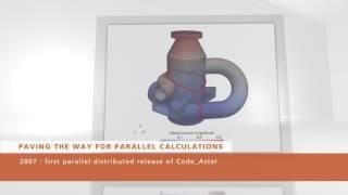 SALOME-MECA / CODE_ASTER - Film 25 years of numerical simulation in mechanics at EDF