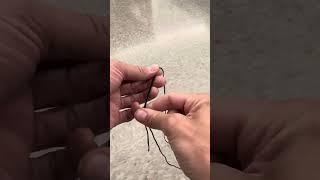 Tying a Starting Knot - Embroidery Thread