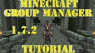 Minecraft | Group Manager Tutorial [1.6.2 to 1.7.2]