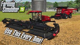 Why You Should Swath EVERY FIELD YOU CAN! | Farming Simulator 25