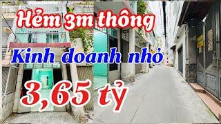 Bán nhà Phú Nhuận; hẻm 3m thông từ