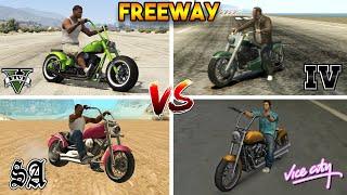 COMPARING ALL FREEWAY BIKES IN EVERY GTA GAME