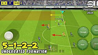 Powerful 5-1-2-2 Formation You Must Try in eFootball 2024 Mobile