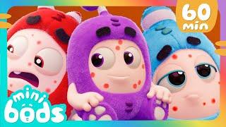 Contagious  |  Minibods | Mini Oddbods | Baby Oddbods | Funny Cartoons For Kids