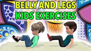 Kids Workout At Home: Belly and Legs Exercises