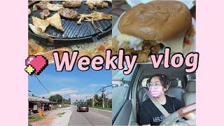 weekly vlog丨what i eat in a week丨a week in my life 丨onlineclass丨一周日常 做家务，购物，练声，网课。。。。