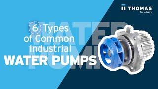 6 Types of Common Industrial Water Pumps