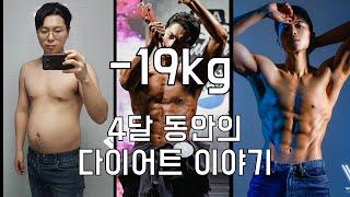 (다이어트전후) 4개월간 약20kg감량후기 다이어트 후기 일반인 피트니스대회 도전기