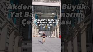 Akdeniz'in EN BÜYÜK Yat Bakım - Onarım Çekek Sahası ️ @tersanmarine #canhicyilmaz #isbirligi