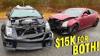 I Bought Two Trashed Cadillac CTS-V From Salvage Auction