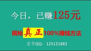 真正挂机赚钱项目，2021年，最稳定网赚方法，彩票对刷流水赚负盈利方法。