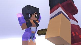 ZERO TWO DODGING SWORD MEME FIRST MEET MEME ELECTRODANCE | AARON  APHMAU  | MINECRAFT ANIMATION