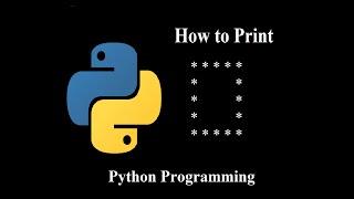 How to print hollow square star "*" pattern using python | python programming tutorial for beginners