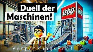 LEGO vs. High-Tech:  Kann der Lego-Nachbau die Profi-Maschine schlagen?