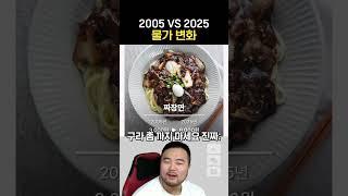 2005년 vs 2025년 물가변화 ㄷㄷㄷㄷ