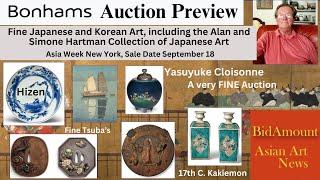 Auction Preview: Bonham Japanese & Korean Works of Art Asia Week New York Sept 18