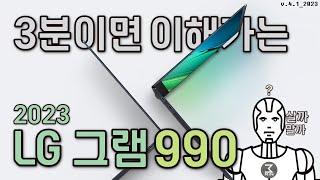 그램2023 990(15Z90RT) 3분정리.