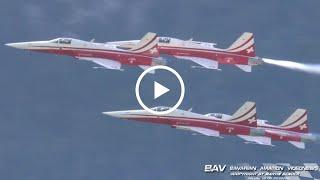 Northrop F-5E Tiger - Swiss Air Force "Patrouille Suisse" - Display at Mollis Airfield | Zigermeet19