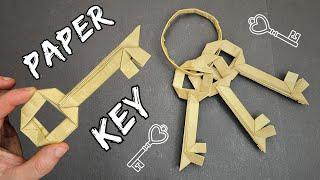 How to Fold a Paper Key – Origami Step by Step