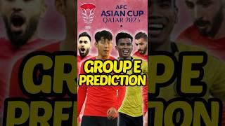 Group E Predictions – AFC Asian Cup 