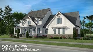 3 Bedroom Modern Farmhouse House Plan 16919WG Virtual Tour and 3D Walkthru! ADHousePlans