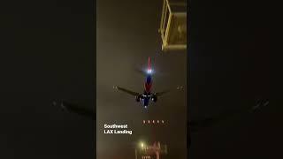 LAX Plane Spotting | Southwest landing