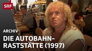 In der Autobahn-Raststätte (1997) | Autofahren in der  Schweiz | SRF Archiv