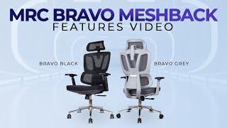 MRC Bravo Meshback Ergonomic Office Chair Features Video NEW l MRC Executive Chairs