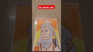 hanuman ji ki drawing ️#hanumanji #shortvideo #ytshorts #shorts