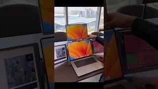 4 screen wale foldable laptop #smartphone #foldablemobile #traiding #tech #youtube