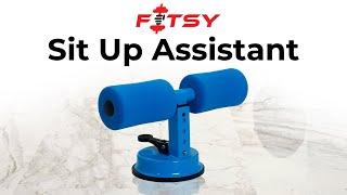 FITSY Self Suction Sit Up Workout Assistant | Abdominal Exercise Home Gym Equipment