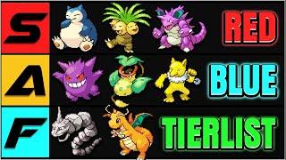 Pokemon Red/Blue/Yellow TIER LIST - Which Pokemon are the Best to use In-Game?