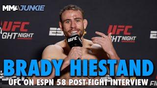 Brady Hiestand: 'Everyone's Screwed' at Bantamweight Once I Find Best Form | UFC on ESPN 58