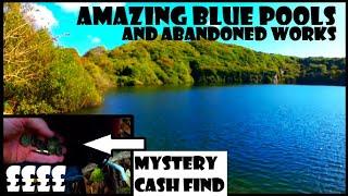 China Clay Blue Pools Abandoned Buildings Tent Encampments & Finding a Mystery Bag of £££